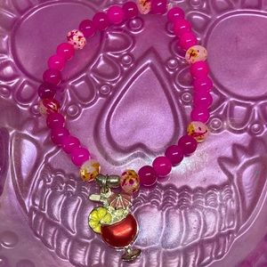 It’s 5 o’clock somewhere beaded charm bracelet
